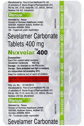 Nuxvelar 400 Tablet 10