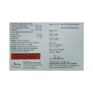 Caldox K2 Tablet 10