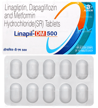 Linapil Dm 500 Tablet 10