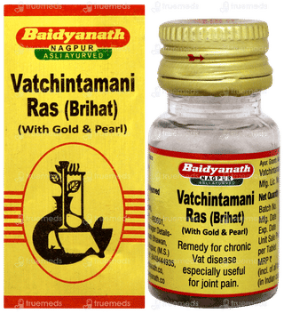 Baidyanath Nagpur Vatchintamani Ras Brihat With Gold & Pearl Tablet 10