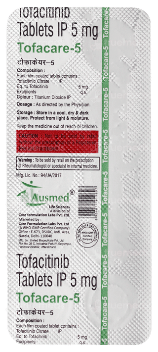 Tofacare 5 Tablet 10