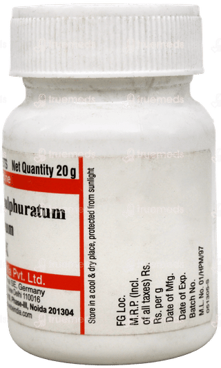 Dr Willmar Schwabe Arsenicum Sulphuratum Flavum 3X Tablet 20Gm