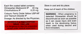 Olmesar Ch 40/6.25 Tablet 10