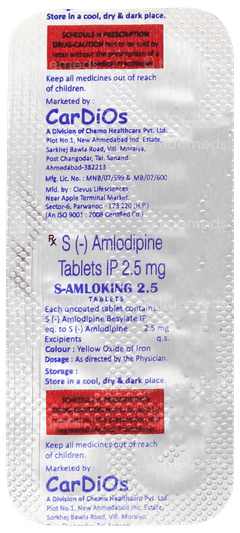 S Amloking 2.5 Tablet 10