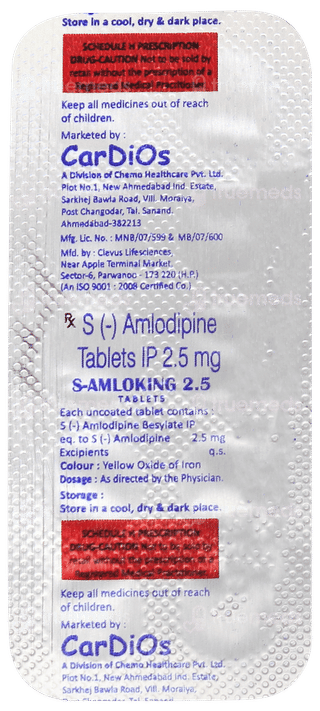 S Amloking 2.5 Tablet 10