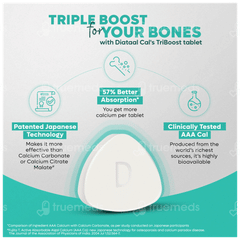 Diataal Cal Strongbones Calcium Vit D3 Active Absorbable Calcium Strong Bones Tablets 10