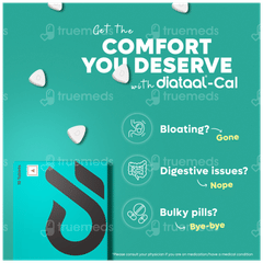 Diataal Cal Strongbones Calcium Vit D3 Active Absorbable Calcium Strong Bones Tablets 10