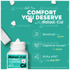 Diataal Cal Strongbones Calcium Vit D3 Active Absorbable Calcium Strong Bones Tablet 30
