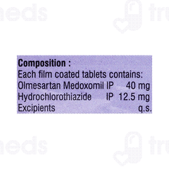 Olmevac H 40/12.5 Tablet 10 Olmevac H 40/12.5 Tablet 10