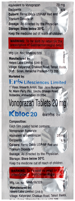Kbloc 20 Tablet 10 Kbloc 20 Tablet 10
