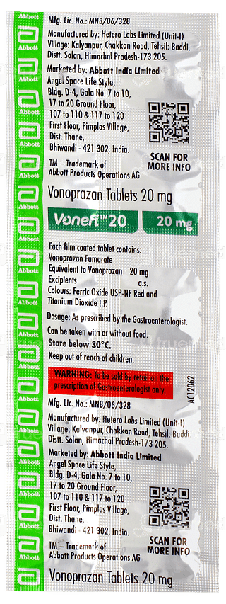 Vonefi 20 Tablet 10