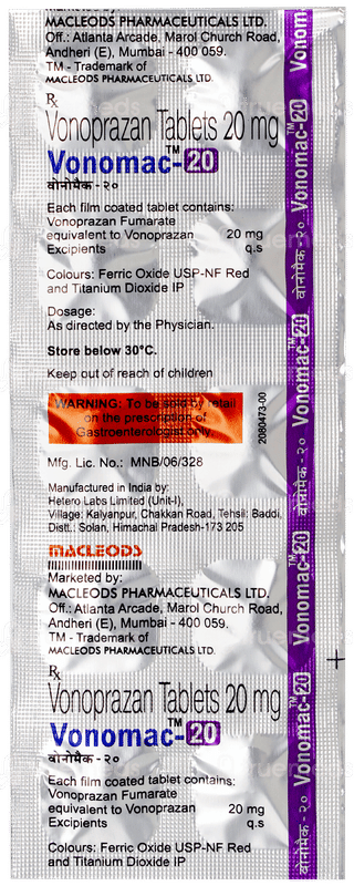 Vonomac 20 Tablet 10