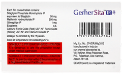 Gemer Sita Ir 50/500/1 Tablet 10