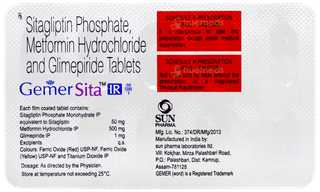 Gemer Sita Ir 50/500/1 Tablet 10