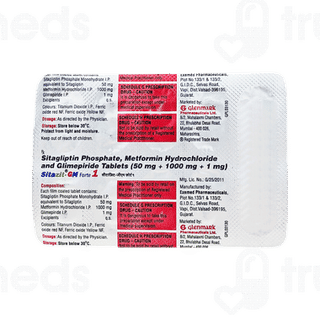 Sitazit GM Forte 1 Tablet 10