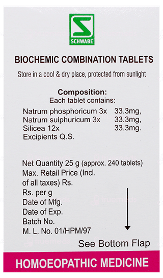 Dr Willmar Schwabe Bio Combination Bc 25 Tablet 25Gm