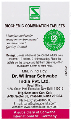 Dr Willmar Schwabe Bio Combination Bc 25 Tablet 25Gm