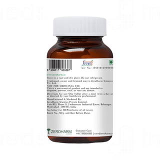 Zeroharm Sciences Holo Kidney Detox Tablet 60