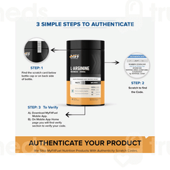 Myfitfuel L Arginine Micronized 2000mg No Sugar Tablet 60