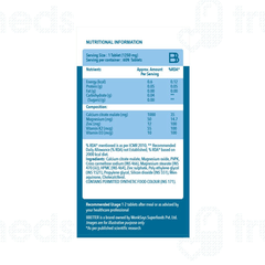 Bbetter Calcium With Magnesium Zinc Vitamin K2 & D3 Tablet 60