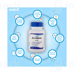 Healthvit Zinc Sulphate 50mg Tablet 60