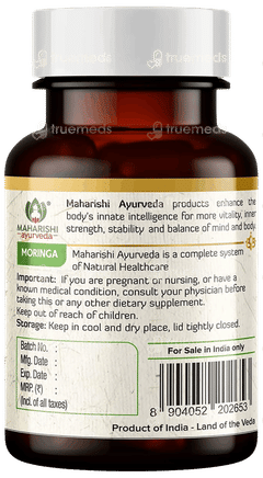 Maharishi Ayurveda Moringa Organic Tablet 60 Maharishi Ayurveda Moringa Organic Tablet 60