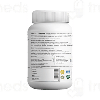 Onelife L Arginine Hcl 1000mg Tablet 60