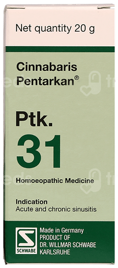 Dr Willmar Schwabe Cinnabaris Pentarkan Ptk 31 Tablet 20gm Dr Willmar Schwabe Cinnabaris Pentarkan Ptk 31 Tablet 20gm