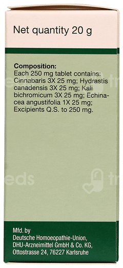 Dr Willmar Schwabe Cinnabaris Pentarkan Ptk 31 Tablet 20Gm