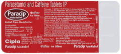 Paracip Pain Relief Tablet 10 Paracip Pain Relief Tablet 10