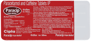Paracip Pain Relief Tablet 10
