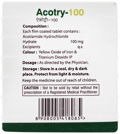 Acotry 100 Tablet 15 Acotry 100 Tablet 15