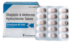 Sitadose M 500 Tablet 15