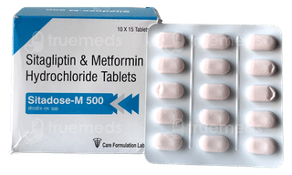 Sitadose M 500 Tablet 15
