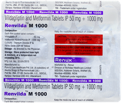 Renvilda M 1000 Tablet 15 Renvilda M 1000 Tablet 15