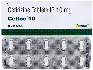 Cetloc 10 Tablet 10