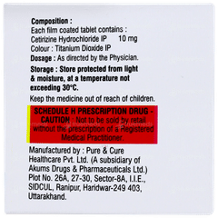 Cetloc 10 Tablet 10
