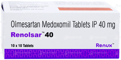 Renolsar 40 Tablet 10 Renolsar 40 Tablet 10