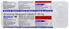 Renolsar 40 Tablet 10 Renolsar 40 Tablet 10