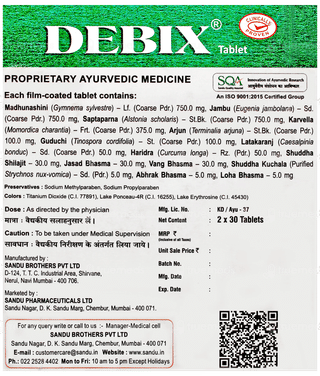 Sandu Debix 2 Pack Of 30 Tablets