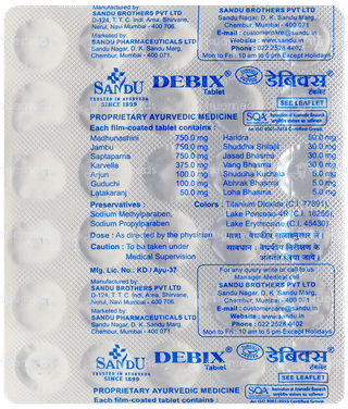 Sandu Debix 2 Pack Of 30 Tablets