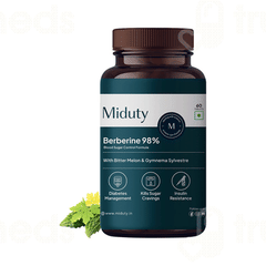 Miduty Berberine 98% Blood Sugar Control Tablet 60