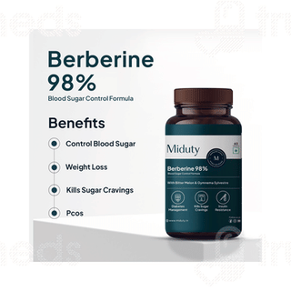 Miduty Berberine 98% Blood Sugar Control Tablet 60
