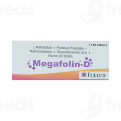 Megafolin D Tablet 10