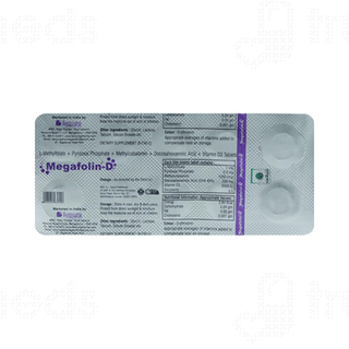 Megafolin D Tablet 10
