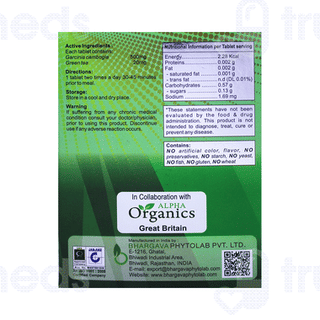 Bhargava Garcinia Cambogia Tablet 60