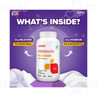 Gnc Melatonin Timed Release Tablet 60