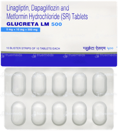 Glucreta Lm 500 Tablet 10
