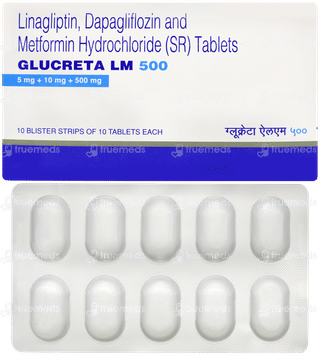 Glucreta Lm 500 Tablet 10