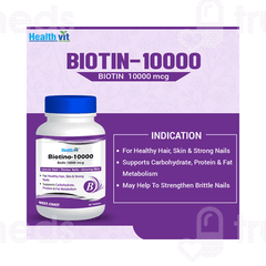 Healthvit Biotino 10000 Tablet 60